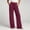 Hot Pink, variant on YTCAMLO Womens Cotton Pants Elastic High Waist Casual Palazzo Trousers with Pockets Casual Lightweight Breathable Flowy Wide Leg Pants