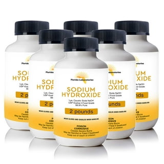 Sodium Hydroxide - Pure - Food Grade (Caustic Soda, Lye) (10 pound) 
