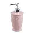 thumbnail image 1 of Hand Pump Container Soap Liquid Dispenser Pink Round Bottom, 1 of 8