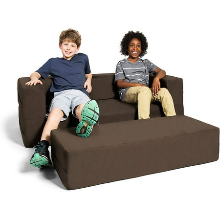 UPC: 0845628057384 | Jaxx Bean Bags Jaxx Big Kids Convertible Sleeper Sofa & Ottoman Set