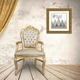 thumbnail image 3 of Charron, Veronique 26x26 Gold Ornate Wood Framed with Double Matting Museum Art Print Titled - Southwest Geo II BW, 3 of 4