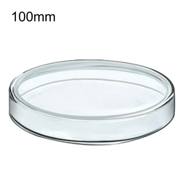 Glass Petri Dish, 60100ml Culture Dish Transparent Heatresistant Eco