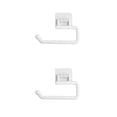 thumbnail image 2 of Soporte de papel de cocina Inteprter autoadhesivo Blanco 2piezas, 2 of 6