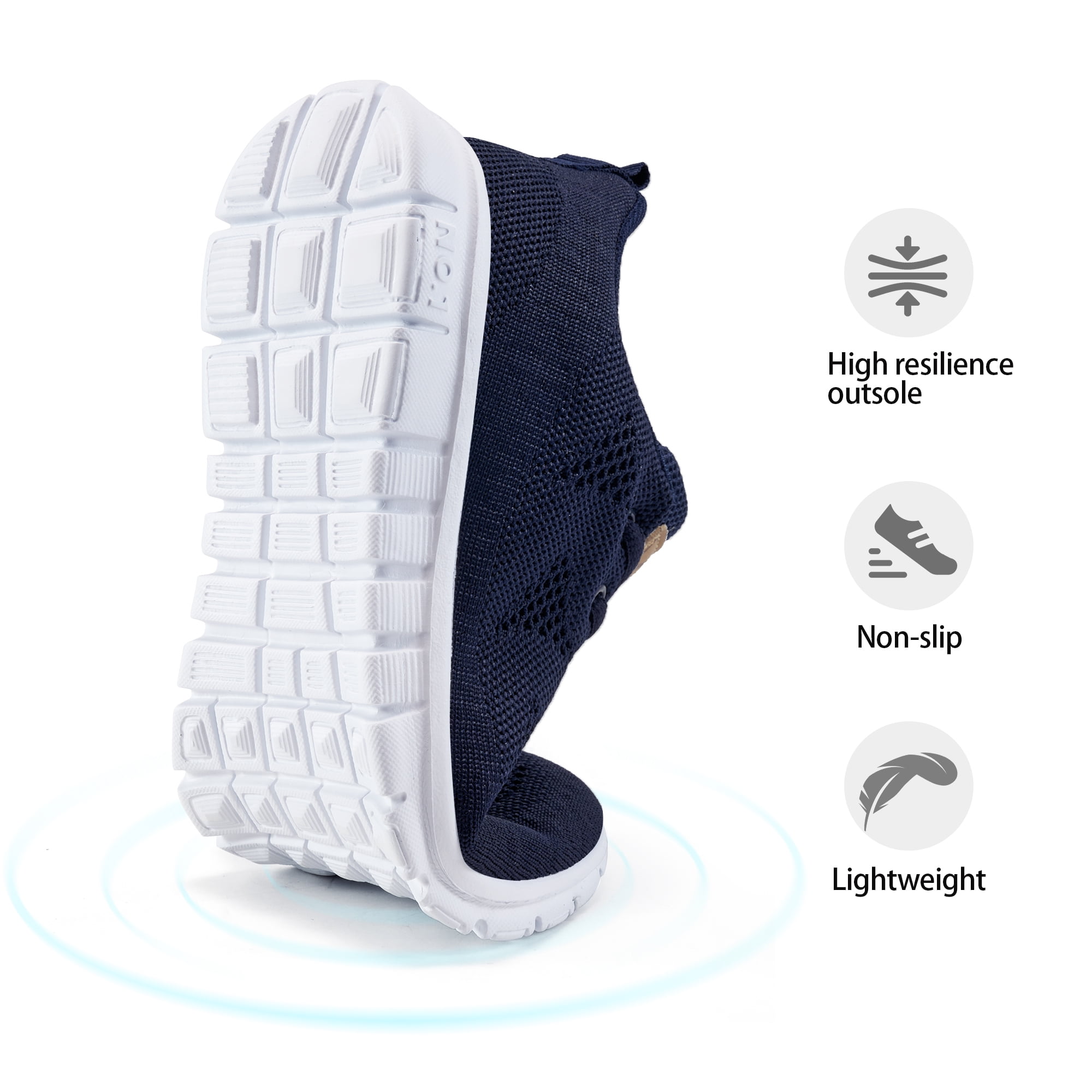 Ecetana Women Running Shoes Breathable Casual Sneakers Comfortable Walking Tennis Shoes