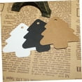 thumbnail image 6 of Luxshiny 100 Pcs Christmas Vintage Tags Kraft Paper Black for General Users Celebrations, 6 of 8