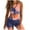Red, variant on Aboser Women Crossover Bikini Bathing Suits 2 Piece Printed Swimsuits Red White and Blue Bikinis Set Push Up Swimwear Summer Swimsuit