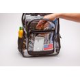 thumbnail image 6 of Expersion American Flag Clear Backpack, Transparent, See-Through, Heavy Duty, Stadium-Approved (Blue), 6 of 8