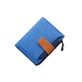 thumbnail image 1 of Qarigey Cartera para hombre, monedero, bolsa para dinero, exquisita, impermeable, multicolor, dulce regalo, atractivo monedero corto, tarjetero Carteras Azul, 1 of 6