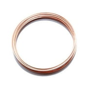 Solid Bare Copper Wire Square, Bright, Dead Soft 50 FT, Choose from 14, 16, 18, 20, 22 Gauge