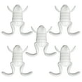 thumbnail image 3 of Cebo Suave 5 Uds. Flotante Con Patas Patada 10g para Pesca Lubina () Blanco, 3 of 5