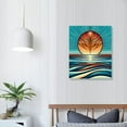 thumbnail image 4 of Lingy Abstract Boho Sun Sunrise Sunset Wall Art Canvas Boho Minimalist Wall Art Sun Poster Mid Century Modern Sun Print Sunset And Sunrise Pictures Boho Sea Mid Century Artwork, 4 of 5