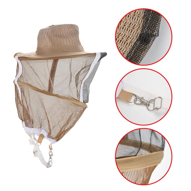 Chapeau Moustiquaire Apiculteur Avec Voile - Protection Anti-Insectes Pour Pêche Et Jardin Chapeau Moustiquaire Apiculteur Avec Voile - Protection Anti-Insectes Pour Pêche Et Jardin