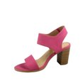 thumbnail image 2 of Soda Wait Womens Open Toe Chunky Heel Ankle Strap Block High Heel Dress Sandals, 2 of 2