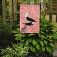 thumbnail image 2 of Caroline's Treasures BB7946GF Saxon Fairy Swallow Pigeon Pink Check Flag Garden Size , Small, multicolor, 2 of 3