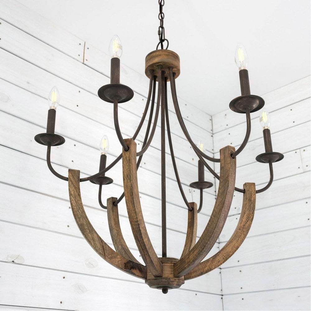 Capital Lighting - Tybee - Chandelier 6 Light Nordic Grey - in Industrial style