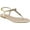 Gold, variant on Touch Ups Womens Paula Flat Sandal 5.5 Gold