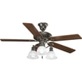 thumbnail image 2 of Madison Collection Three-Light Ceiling Fan Light, 2 of 7