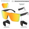 thumbnail image 4 of Gafas de sol FEISEDY B2990 polarizadas de gran tamaño cuadradas para hombre, 4 of 7