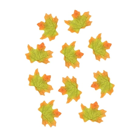 

ZhyrZng Clearance Thanksgiving Decoration Saving Thanksgiving Artificial Maple Leaf 6PC 50 In A Pack Christmas Maple Lea