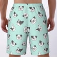 thumbnail image 2 of Men's Dog Green Swim Trunks Quick Dry Board Shorts Funny Beach Shorts Swimwear Bathing Suits Medium, 2 of 6