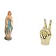 thumbnail image 5 of Escultura de María con gesto de manos. Estatua creativa de resina. Obra de arte decorativa para oficina, coche, sala de estar, estantería o, 5 of 8