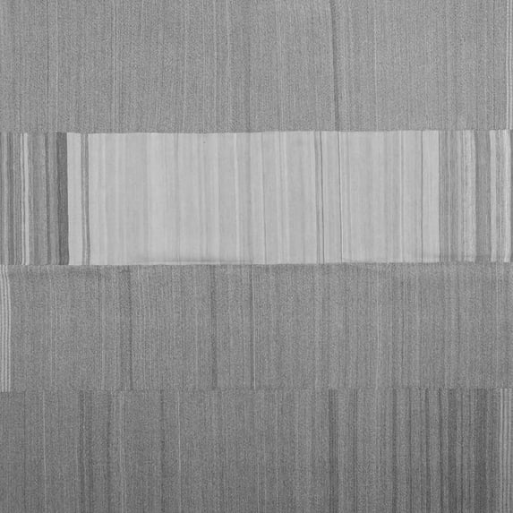 Ahgly Company Indoor Square Abstract Gray Contemporary Area Rugs, 7' Square