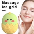 thumbnail image 4 of Farfi Ice Face Roller Massager Silicone Face De-Puff Eye Bag Reusable Massage Ice Mold Eyes Neck Naturally Conditioning Skin Care (Chick), 4 of 8