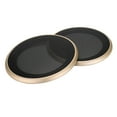 thumbnail image 3 of Cubierta de altavoz Ormromra 2 uds malla metálica protectora 5 pulgadas dorado negro, 3 of 8
