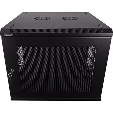 NavePoint 9U Server Rack Enclosure - 23.6” Deep  9U Wall Mount Network Cabinet with Locking Perforated Door  19” IT Equipment Compatible  9U Network Rack  Removable Side Panels  Black price history on PriceWatchPro