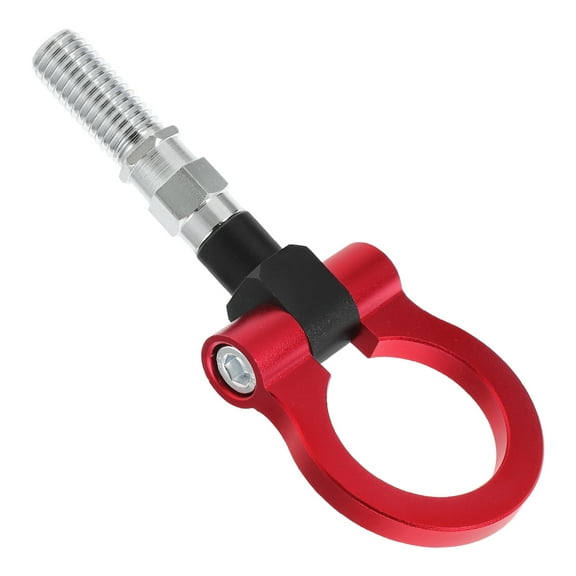 OUNONA Heavy Duty Trailer Hitch Tow Hook Bolt Red - Towing Car Hooks for Secure Vehicle Attachment