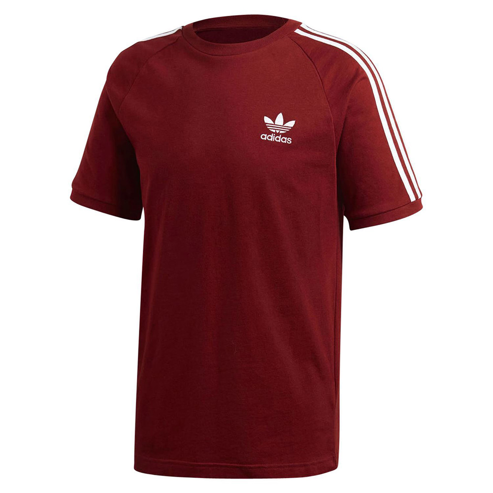 Adidas Men's Original Trefoil 3 Stripe California T-Shirt Black photo 4