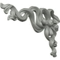 thumbnail image 2 of Ekena Millwork 5 7/8"W x 8 5/8"H x 3/4"P Versailles Small Ribbon with Bow Onlay, Left, 2 of 6