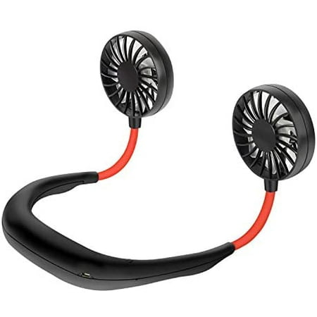 

Neck Fan Portable Personal USB Mini Hands Free Rechargeable Wearable Sports Fan Battery Powered Face Fans for Traveling Outdoor Office