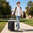 thumbnail image 2 of Ktaxon 20" Carry-on Luggage Softside Suitcases Oragnizer Bag with 360° Spinner Wheels Lightweight Travel Suitcase, Black, 2 of 14