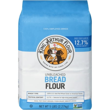 King Arthur Flour Unbleached Bread Flour 5 lb. Bag - Walmart.com