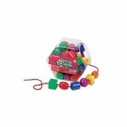 Learning Resources Plastic Lacing Beads, Set of 48