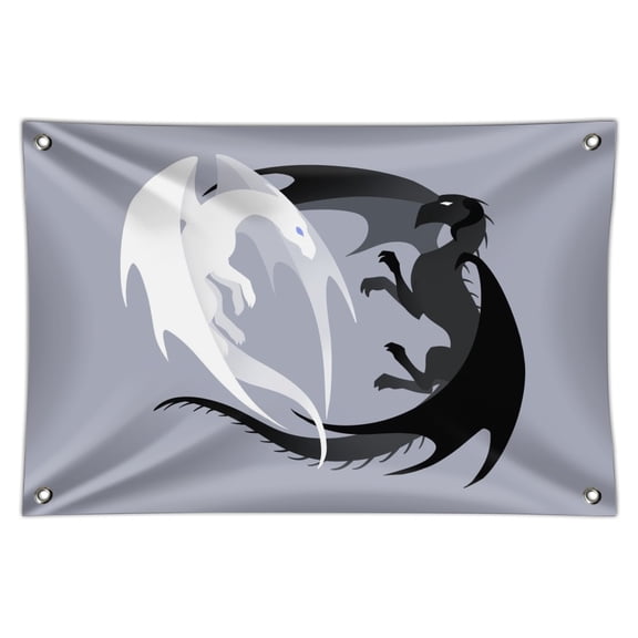 Dragons in Love Home Business Office Sign