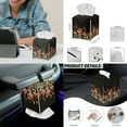 thumbnail image 7 of ZIATUBLES Office Chair Covers 5 PCS,Stretchable High Back Chair Protector with Armrest Covers, Remote Caddy and Tissue Box Cover for Home Living Room, Mushroom Butterfly Moon Star Black, S, 7 of 7