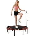 thumbnail image 1 of Soozier Trampoline Pliable de 48 Pouces avec Poignée Réglable à 5 Niveaux, 1 of 10