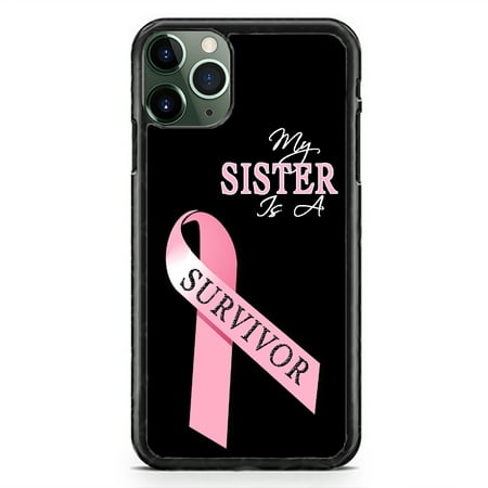 Cancer Awareness Support Survivor Sister Slim Shockproof Hard Rubber Custom Case Cover For iPhone 13 Pro Max 12 11 X Xs