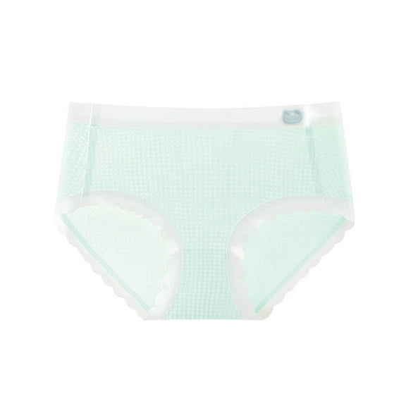 Posijego Teen Girls 4 Pack Panties High Waist Seamless Underwear Panty Kids Stretch Breathable Briefs