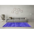 thumbnail image 3 of Ahgly Company Indoor Rectangle Oriental Purple Industrial Area Rugs, 7' x 10', 3 of 4