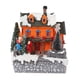 thumbnail image 1 of Decoración del hogar, cuento de hadas, iluminación, exhibición, regalo, conjunto de pueblo de nieve de resina animado para con 2 niños, 1 of 9
