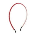 thumbnail image 1 of Diadema de strass Unique Bargains, diadema de cristal falso para mujeres, color rojo, 1 of 7