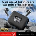 thumbnail image 4 of Agiufgs True Wireless Earbuds, 2 Pairs in 1 Case, Share Music or Keep a Spare Pair Handy, 4 of 5