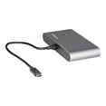 thumbnail image 2 of StarTech.com Thunderbolt 3 Mini Dock - Portable Dual Monitor w/HDMI 4K 60Hz - 2X USB-A Hub (3.2/2.0), GbE - 28cm Cable - TB3 Multiport Adapter - Mac/Windows��- Upgraded Version of TB3DKM2HD (TB3DKMHDL) - Docking station - Thunderbolt 3 - 2 x HDMI - 1GbE, 2 of 10