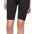 thumbnail image 3 of Calvin Klein Women's Ribbed Bike Shorts Black Size Medium, 3 of 3