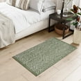 thumbnail image 5 of SUNDEREY 2'x3' Washable Bedroom Rug,2x3ft Bohemian Entryway Rug Front Door Mat Cotton Reversible Kitchen Mat Indoor Throw Rug Farmhouse Carpet for Foyer Front Porch Decor,Green, 5 of 6