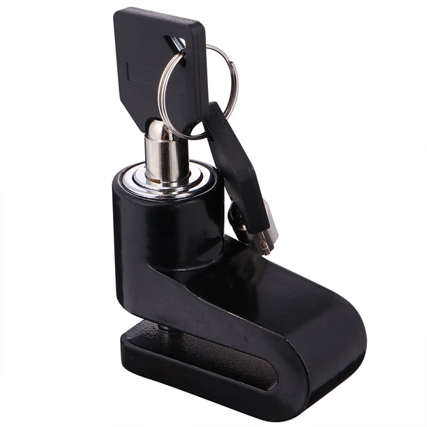 candado antirrobo para motocicleta, con freno de disco, protección antirrobo para moto, scooter y motocicleta (negro)
