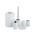 thumbnail image 1 of Taza de cepillo Wosthever con boquilla galvanizada para almacenamiento de artículos de tocador de baño blanco ZT-T223, 1 of 6